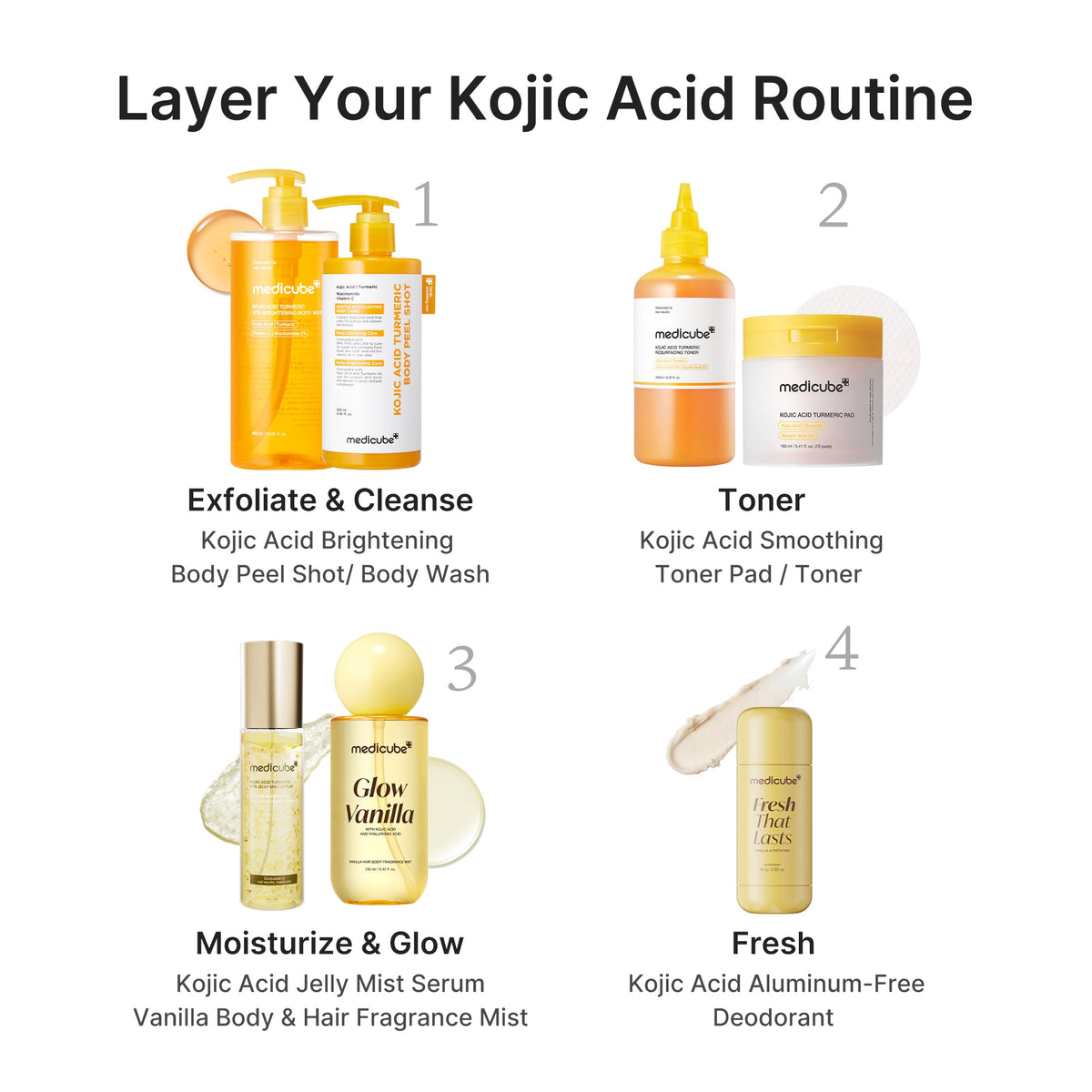 Glow Vanilla Hair &amp; Body Fragrance Mist