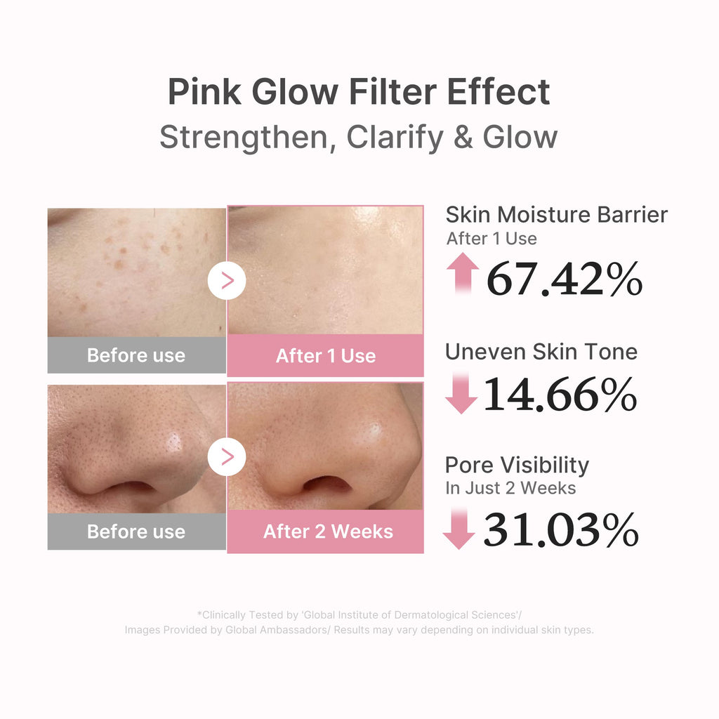 No.1 Best Glass Glow Set Pink