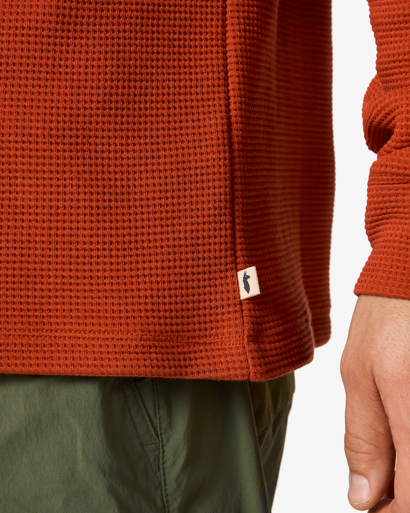 Atajo Long-Sleeve Waffle Hoodie - Men's